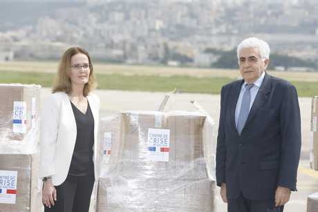 Lebanon Receives Coronavirus Medical Aid from France